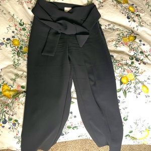 Wilfred Tie-Front Pant - Black